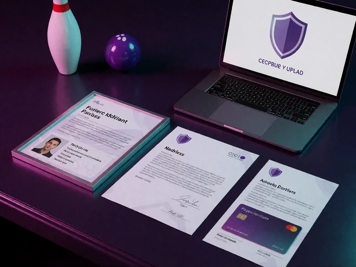 Ausweis, Adressnachweis und Zahlungsmittel neben sicherem Upload f&uuml;r die Casino-KYC-Verifizierung